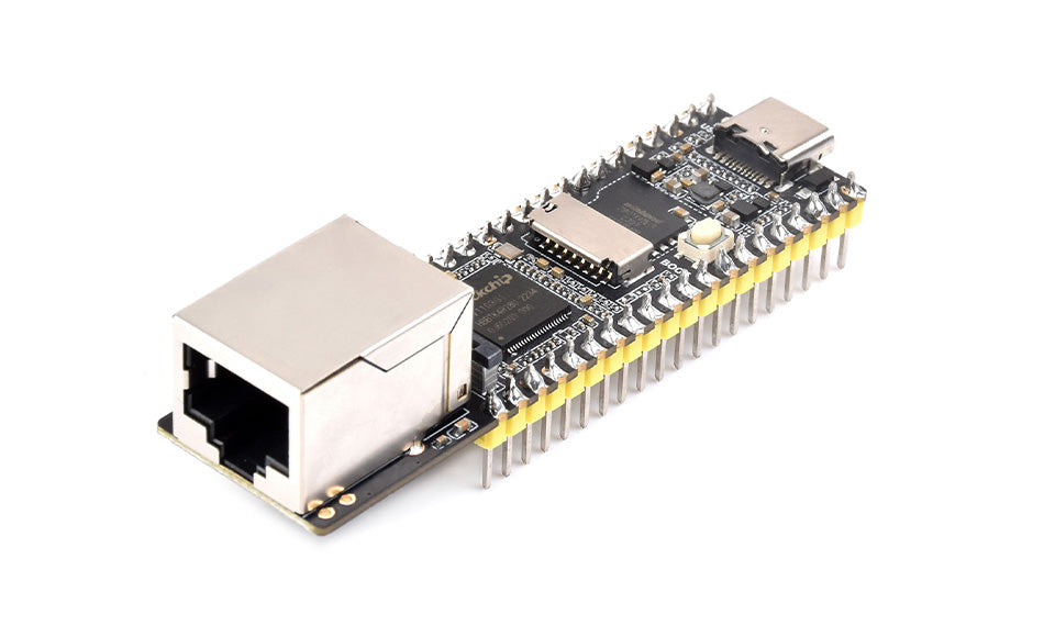 LuckFox Pico Plus RV1103 Linux Micro Development Board,Integrates ARM Cortex-A7/RISC-V MCU/NPU/ISP Processors,With Ethernet Port