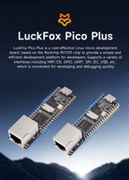 LuckFox Pico Plus RV1103 Linux Micro Development Board,Integrates ARM Cortex-A7/RISC-V MCU/NPU/ISP Processors,With Ethernet Port