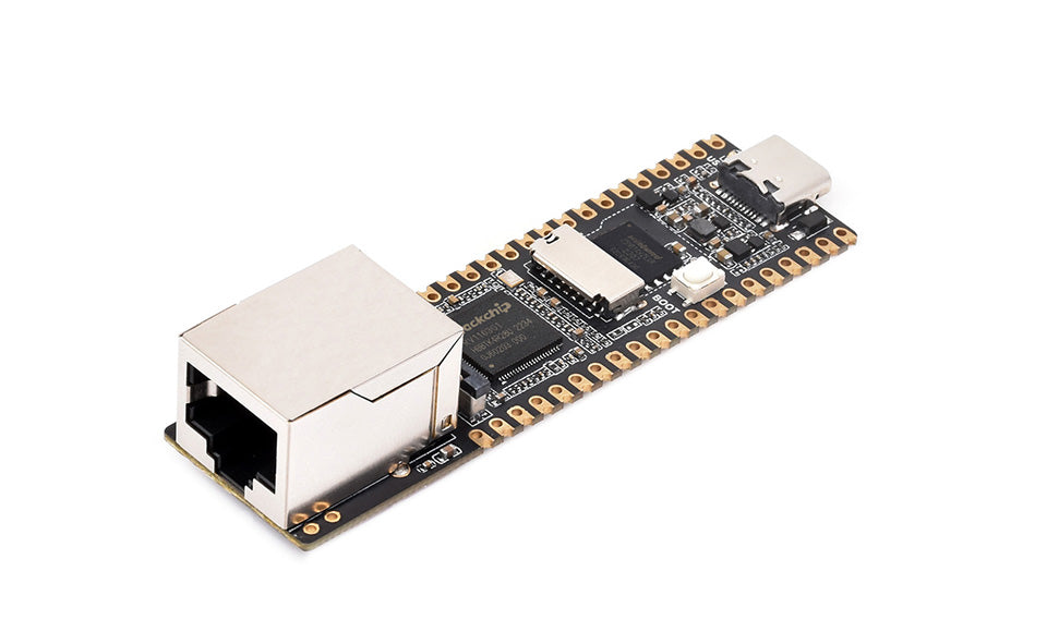 LuckFox Pico Plus RV1103 Linux Micro Development Board,Integrates ARM Cortex-A7/RISC-V MCU/NPU/ISP Processors,With Ethernet Port
