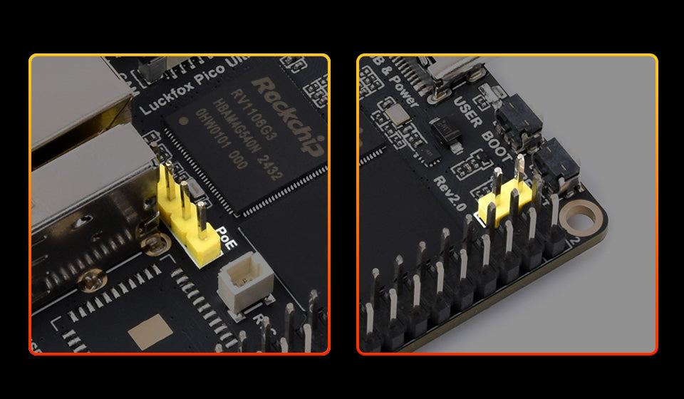 Luckfox Pico Ultra RV1106 Linux Micro Development Board, Integrates ARM Cortex-A7/RISC-V MCU/NPU/ISP Processors
