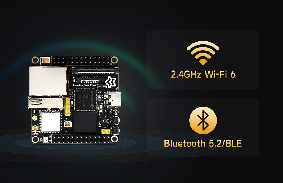 Luckfox Pico Ultra RV1106 Linux Micro Development Board, Integrates ARM Cortex-A7/RISC-V MCU/NPU/ISP Processors