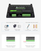 Waveshare Modbus RTU Relay (D),With Digital Input and RS485 Interface, Multi Isolation Protection Circuits, 7~36V Power Supply