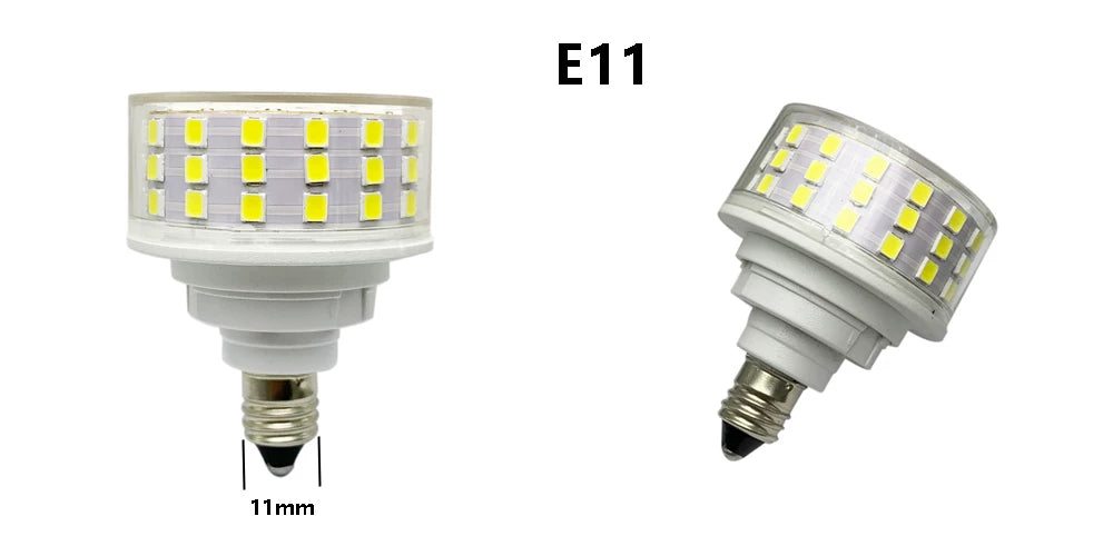 4pcs E11 To E11 Mini Screw Equipment Halogen LED Light Socket Extender Adapter Lamp Holder Converter Extender