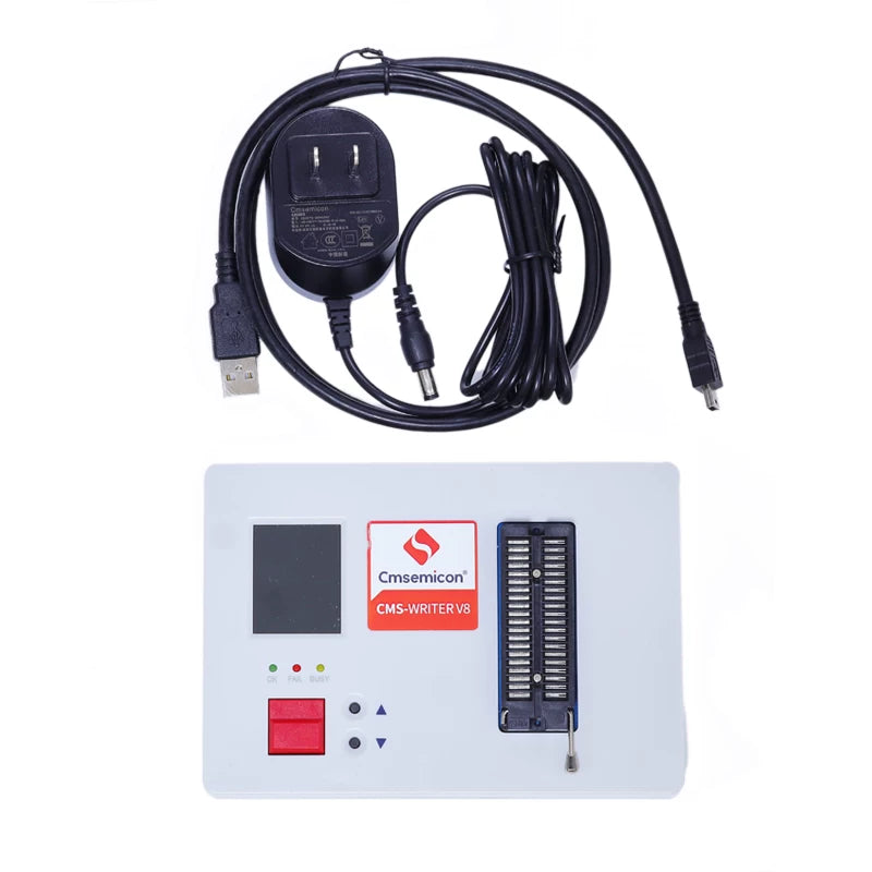 Original CMS-WRITER V8 Cmsemicon 8051/A-R-M Full Series Microcontroller Offline Burner