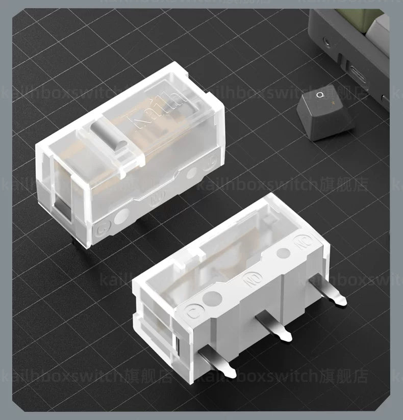 10-100Pcs New Kailh White Blade Micro Switch 100 Million Click Computer Game mouse left right repair microswitch button