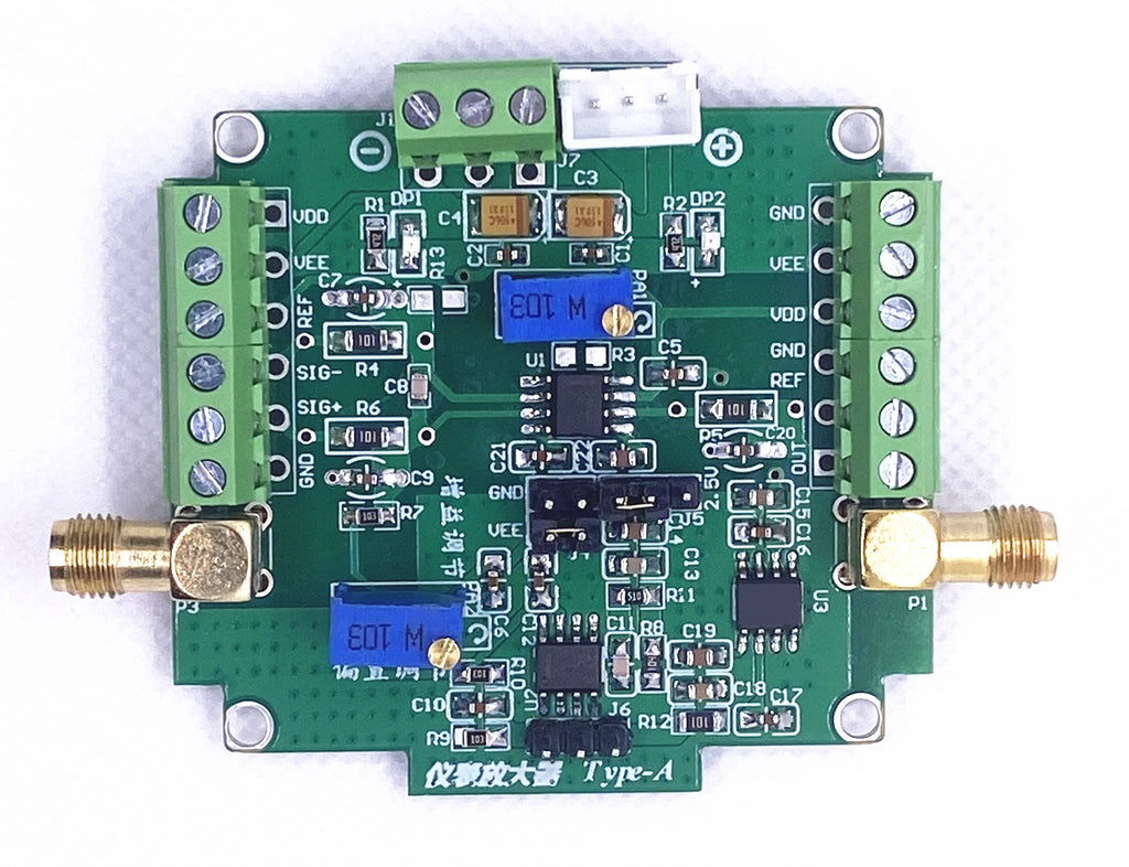 INA828 INA128 INA129 Amplifier Module Instrument Amplifier Millivolt Microvolt Small Signal
