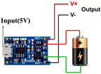 1/5/10/50/100pcs 5V 1A 18650 TP4056 Lithium Battery Charging Board Charge Module Type-C Micro USB With Protect Dual Functions