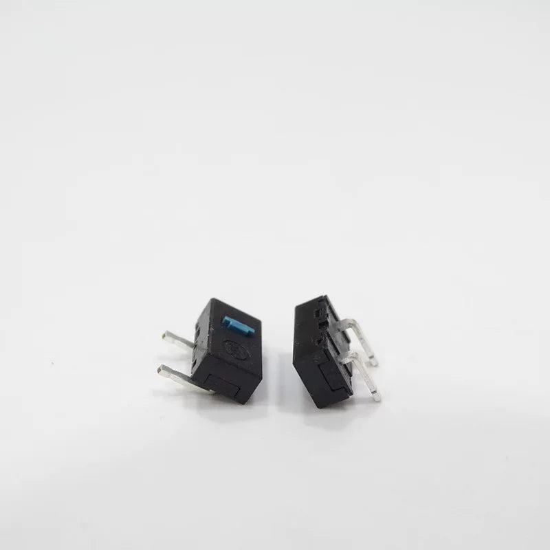 2pcs/pack Kai Long Mouse Micro Switch Left Right Bent 2 Pins Micro Switches 5 Millions Click lifetime