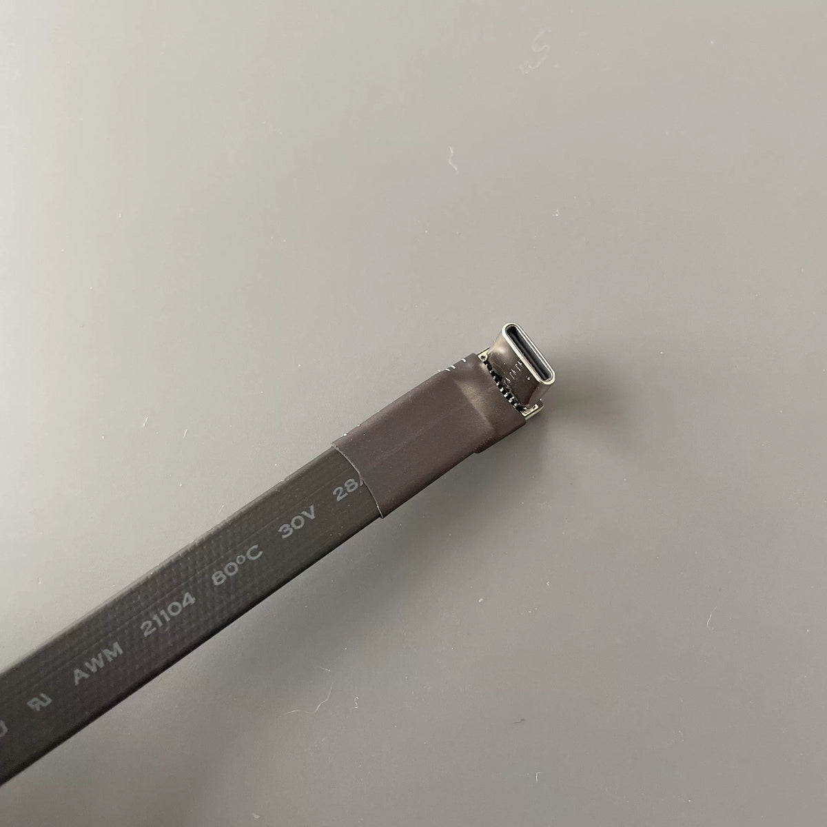 USB 2.0 Type C Ribbon Flat Cable Shielded Extension FPC Cable USB 2.0 USB-C 90 Degree Up/Down Angled Connectors 5CM-3M For TV PC