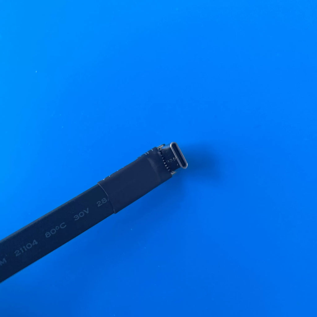 USB 2.0 Type C Ribbon Flat Cable Shielded Extension FPC Cable USB 2.0 USB-C 90 Degree Up/Down Angled Connectors 5CM-3M For TV PC