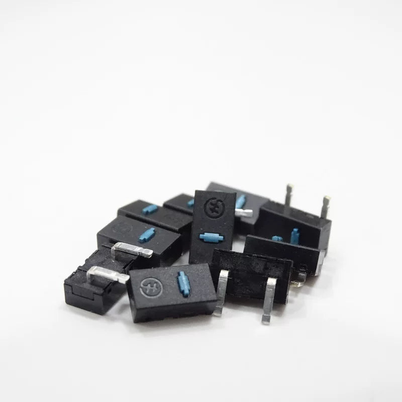 2pcs/pack Kai Long Mouse Micro Switch Left Right Bent 2 Pins Micro Switches 5 Millions Click lifetime