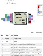 5PCS/1PC HT-CT62 ESP32C3 SX1262 Bluetooth-compatible BLE LoRa LoRaWAN Node WiFi Wireless Module 433-510MHz 863-928MHz Antenna