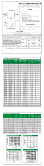 200PCS/LOT SMBJ12A marking LE SMBJ12CA marking BE  12V TVS Transient Suppression Diode SMB DO-214AA 12V