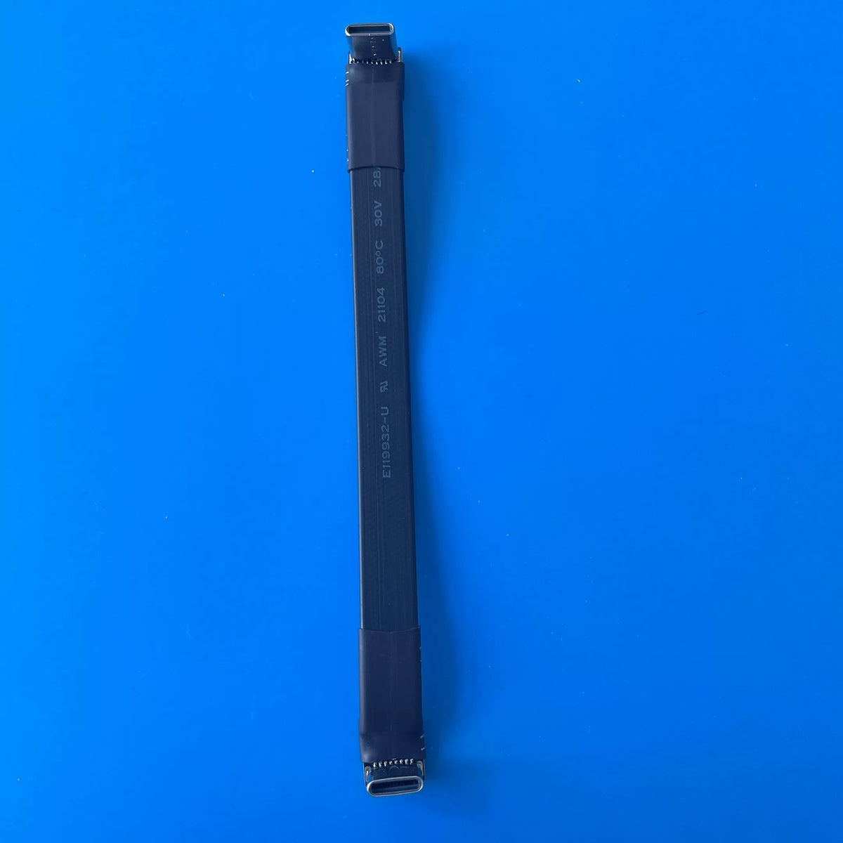 USB 2.0 Type C Ribbon Flat Cable Shielded Extension FPC Cable USB 2.0 USB-C 90 Degree Up/Down Angled Connectors 5CM-3M For TV PC