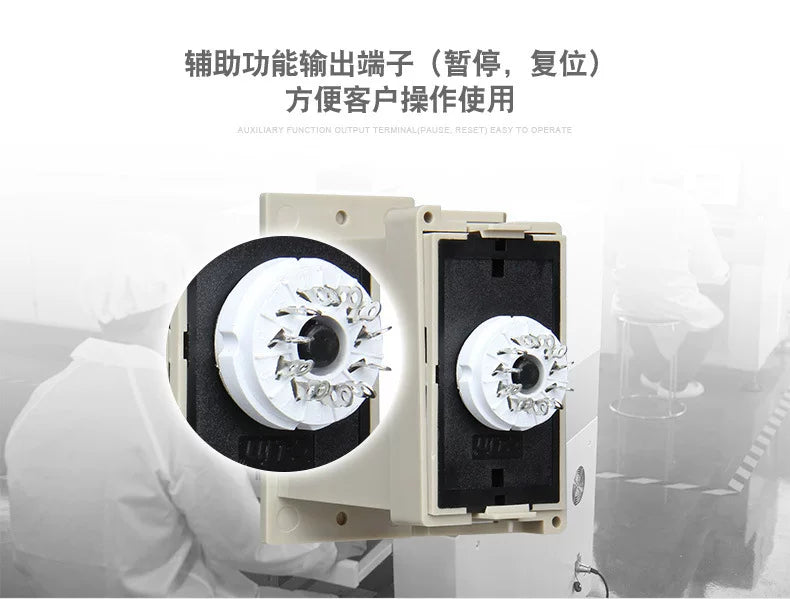 New C-Lin Time Switch Relay HHS1(JS14S) HHS1-1(DH14S) 9.9S 99S 99M 9.99S 99.9S 999S 999M 99.99S 9999S 99M59S AC380V AC220V DC24V