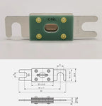MRO Automotive Fuse CNL DC48 AC125 40A-800A Base RQD-2 RQD-1 UL CE Car Bolt-on Fuse Battery Protector