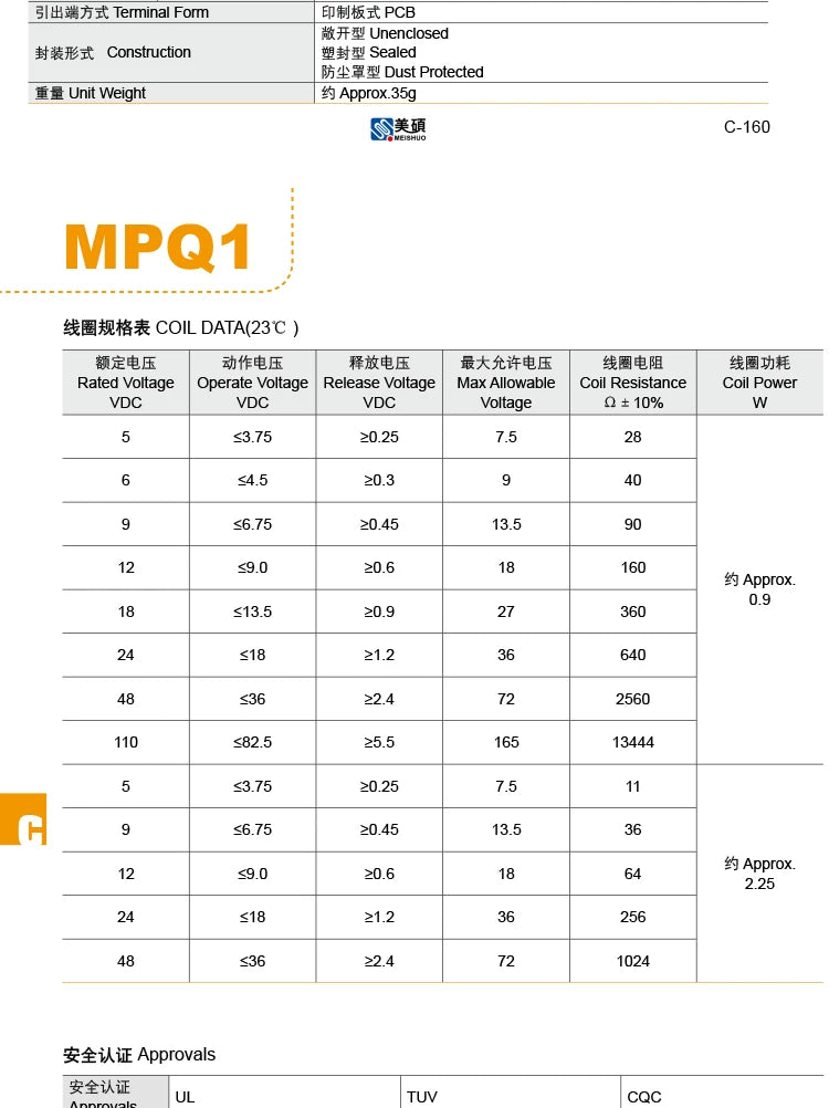 1Pcs MEISHUO Relay MPQ1-S-112D-A MPQ1-S-124D-A 4Pin 30A Synchronous NT90 SLA-12VDC-A 5V 12V 24V Power Relay