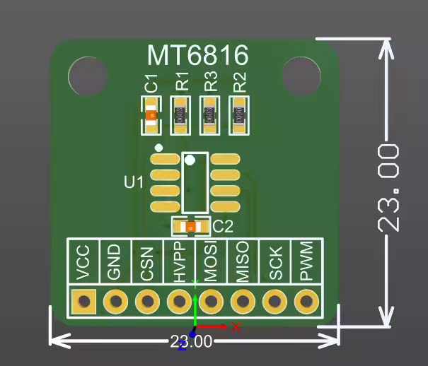 5Pc/1pc AS5600 Magnetic Encoder Module TLE5012 MT6701 MT6816 MT6826S AK09911C KTH7824 3144E Sensor Induction Control Door Switch