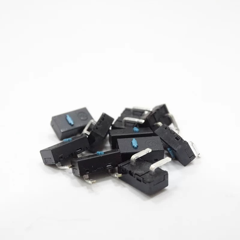 2pcs/pack Kai Long Mouse Micro Switch Left Right Bent 2 Pins Micro Switches 5 Millions Click lifetime