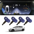 For Tesla Model 3 Y S X 2020-2024 Tire Pressure Monitor Sensors BLE Bluetooth TPMS Sensor Replaces 1490701-01-B 1490701-01-C