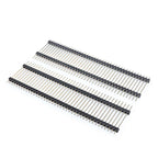 5pcs 2.54mm PCB Board Spacer 1X40P L11.4/15-21/23/25/30/35/40/50mm Straight Single Row Double Insulat Gold Connector Male Header