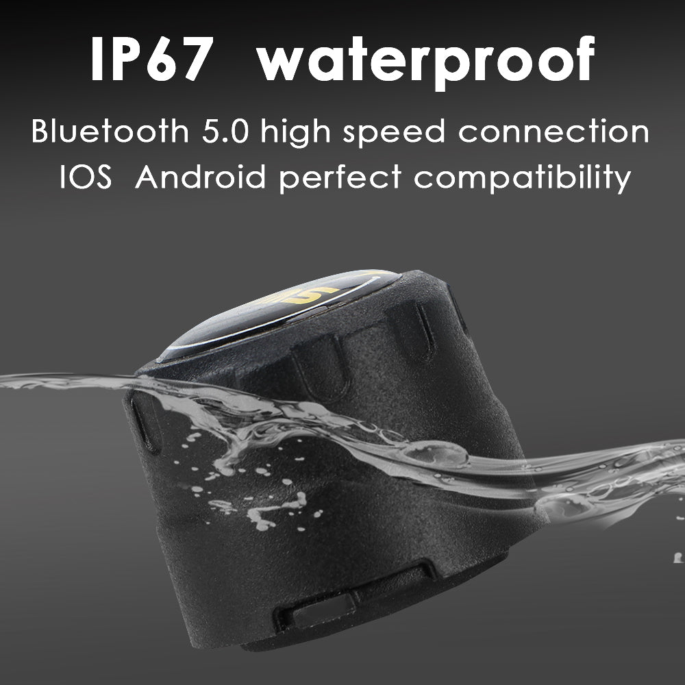 Bluetooth 4.0 5.0 Car Tire Pressure Sensor APP Display Android iOS BLE TPMS Universal External Alarm Tire Pressure Sensors