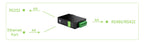 RS232/485/422 TO POE ETH (B) Waveshare Rail-Mount Serial Server,Ethernet Module, TCP/IP to serial, Function Optional