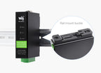 RS232/485/422 TO POE ETH (B) Waveshare Rail-Mount Serial Server,Ethernet Module, TCP/IP to serial, Function Optional