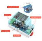 Industrial serial server, RS485 to RJ45 Ethernet, TCP/IP to serial, rail-mount support, with POE function(optional)