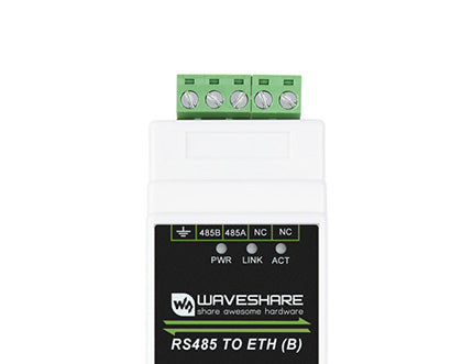 Industrial serial server, RS485 to RJ45 Ethernet, TCP/IP to serial, rail-mount support, with POE function(optional)