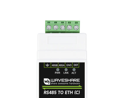 Industrial serial server, RS485 to RJ45 Ethernet, TCP/IP to serial, rail-mount support, with POE function(optional)