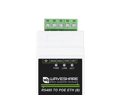 Industrial serial server, RS485 to RJ45 Ethernet, TCP/IP to serial, rail-mount support, with POE function(optional)