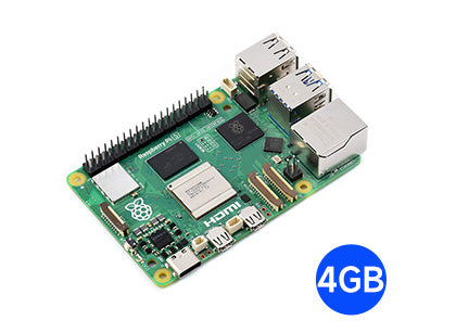 Raspberry Pi 5, Options for RAM, BCM2712 Processor, 2.4GHz Quad-Core 64-bit Arm Cortex-A76 CPU, Built Using RP1 I/O Controller D