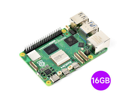 Raspberry Pi 5, Options for RAM, BCM2712 Processor, 2.4GHz Quad-Core 64-bit Arm Cortex-A76 CPU, Built Using RP1 I/O Controller D