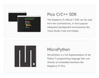 Raspberry Pi Pico 2 W Microcontroller Board, Based on Official RP2350 Chip, 2.4GHz 802.11n WIFI and Bluetooth 5.2