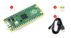 Original Raspberry Pi Pico High-Performance Microcontroller Board with Flexible Digital Interfaces