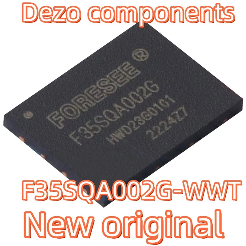 5PCS F35SQA001G-WWT F35SQA002G-WWT FORESEE 2Gbit 1Gbit SPI NAND 2Gbit SPI NAND Flash 3.3V memory IC 8-WSON8*6 SMD NEW