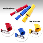 50-500PCS Assorted Female Male Bullet Butt Connector Insulated Crimp Wire Terminals Quick Splice Wiring Cable Plug for 22~10AWG