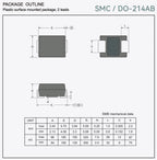 Super Fast Recovery Rectifier Diode ES1D ES1G ES1J ES2D ES2J ES2G ES3D ES3G ES3J ES5D ES5G ES5J SOD-123FL SMA SMB SMC DO-214