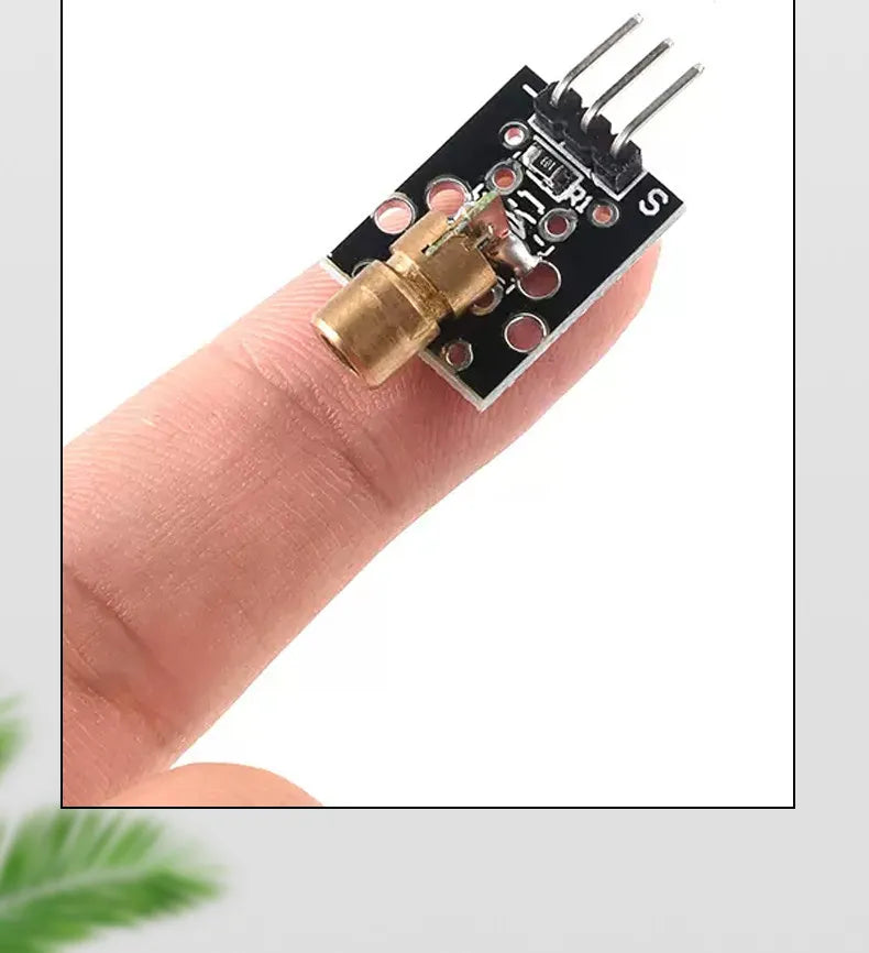 10pcs KY 008 Laser Head Sensor Module 650nm 5V Dot for Arduino UNO R3 Laser Pointer DIY Project