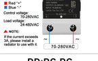 LCTC Solid State Relay DC TO AC AC To AC DC To DC Single Phase SSR 10A 25A 40A 60A 80A 100A 120A 200A 240A Zero-crossing Relay