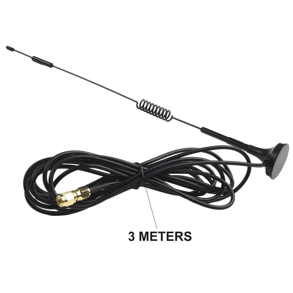 Omnidirectional LoRa Antenna 5.8dBi, 868MHz 915MHz, SMA Male & RP-SMA, 3m Cable with Bracket, for Miner Gateway Helium