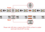 WS2812B RGB LED Light Strip 160 LEDs 2.7mm 5mm WS2812 Lights 0807 2020 Individually Addressable Smart Pixels Magic 5V 12V IP30