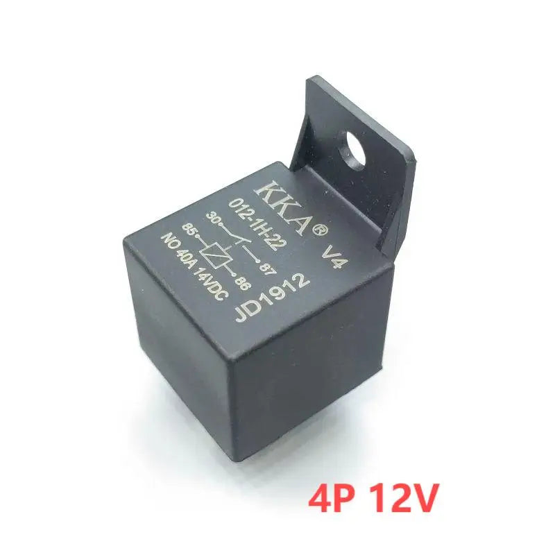 Waterproof Automotive Relay 12V 24V 4PIN 5Pin 40A with Black Red Copper Terminal Car Auto Relay Socket SPDT Harness Cable