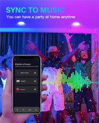 1-10PCS 10W Smart LED Downlight Bluetooth Ceiling Lamp RGB CCT Lamp APP Remote Control Color Changing Light for Google Alexa Hom