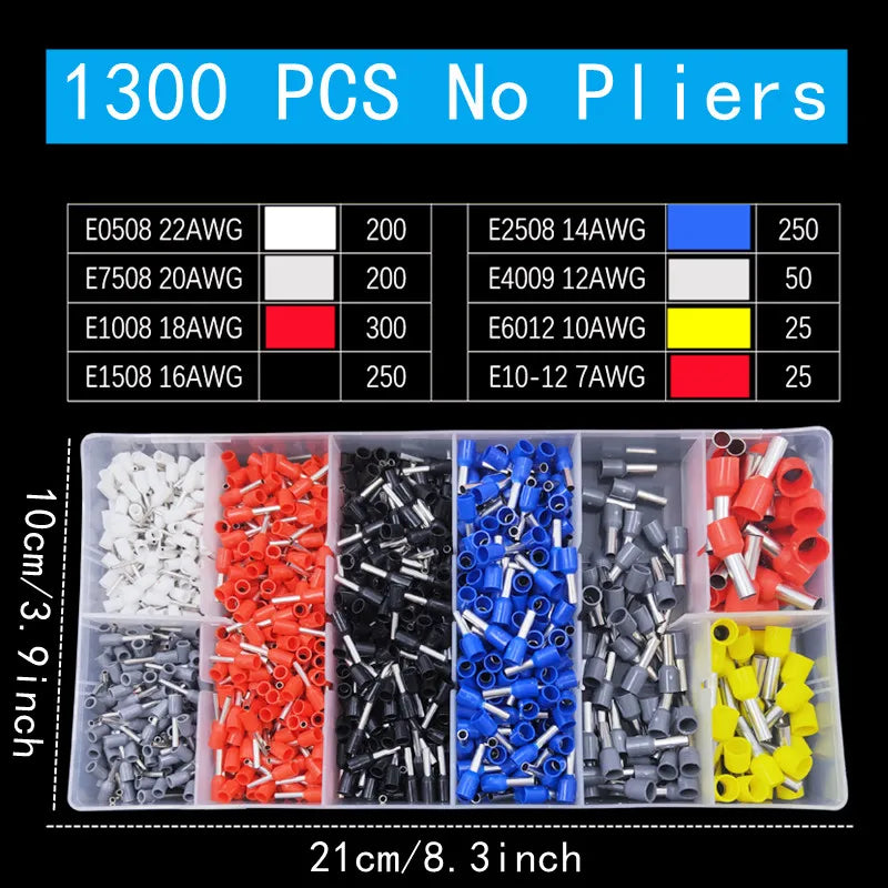 VE Tubular Crimp Terminals,Cable Electrical Connector,Insulated Wire Connectors,Tube Type Terminal Crimping Pliers HSC86-4