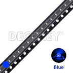 100PCS 0603 SMD LED light emitting Diode bead Blue Red Yellow Green Warm White Orange UV Pink PLR SMD LEDs