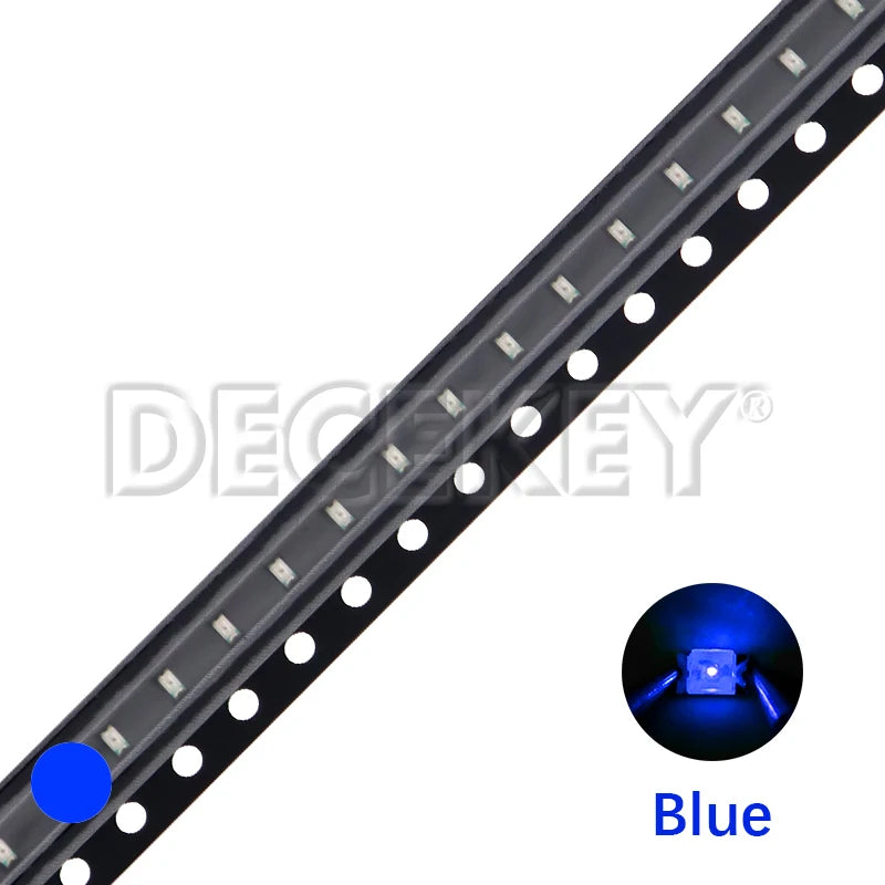 100PCS 0603 SMD LED light emitting Diode bead Blue Red Yellow Green Warm White Orange UV Pink PLR SMD LEDs