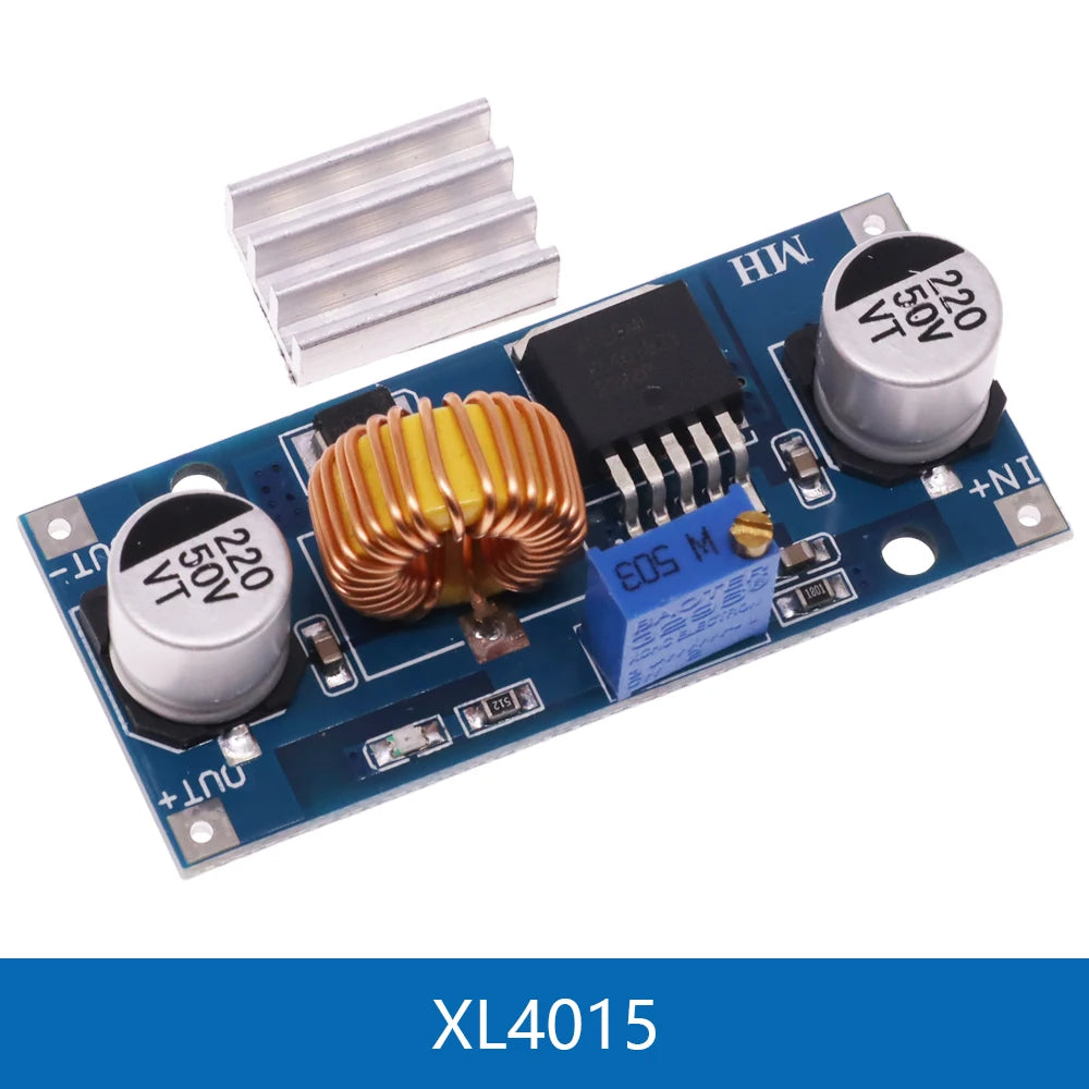 XL4005 XL4015 DSN5000 Beyond LM2596 5A Max DC-DC Step Down Adjustable Power Supply Electronic Module Large Current Large Power