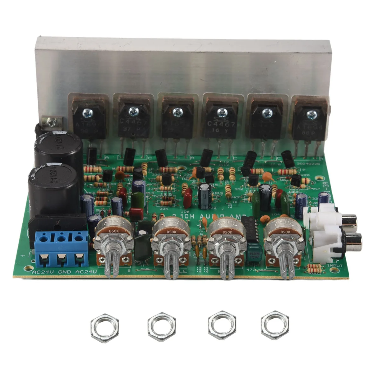 A003 Audio Amplifier Board 2.1 Channel 240W High Power Subwoofer Amplifier Board AMP Dual AC18 - 24V Home Theater